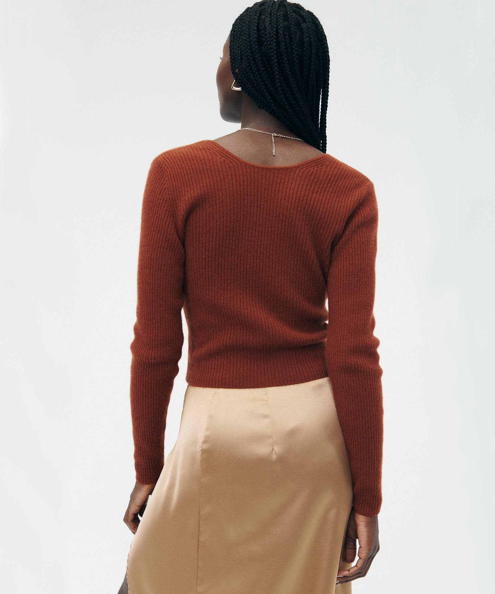 Signature Cashmere Crossover Sweater