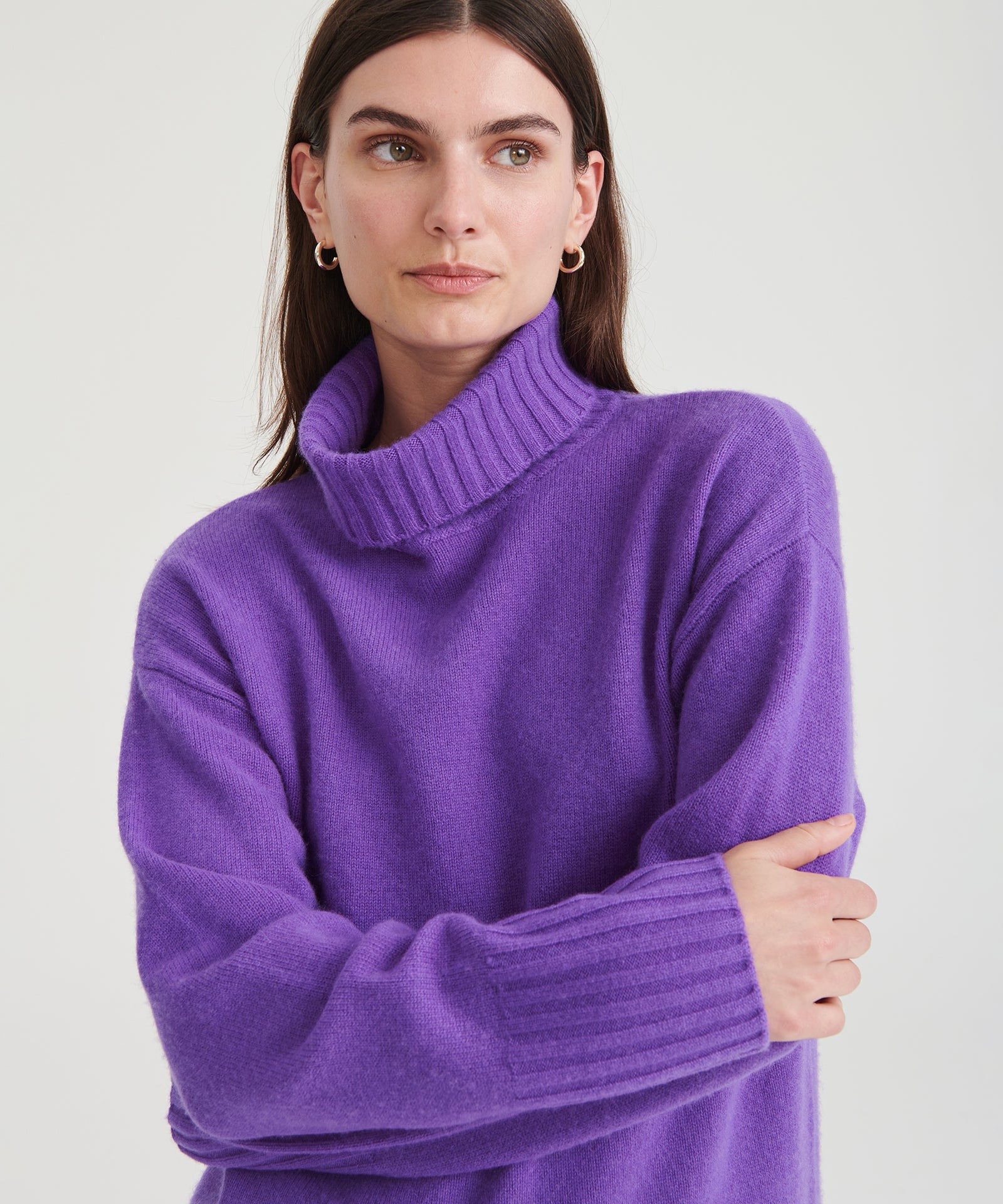 Luxe Cashmere Turtleneck Tunic