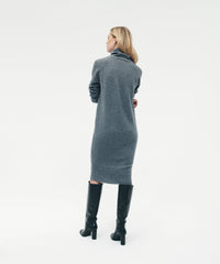 Luxe Cashmere Turtleneck Dress