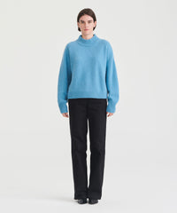 Super Luxe Cashmere Mockneck Sweater