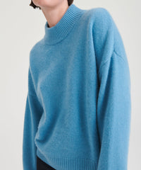 Super Luxe Cashmere Mockneck Sweater