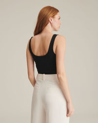 Modal Cashmere Sleeveless Bodysuit