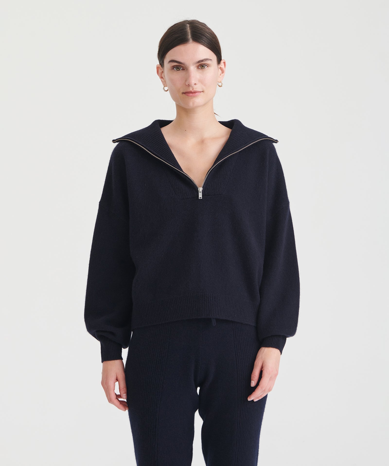 Luxe Cashmere Quarter Zip