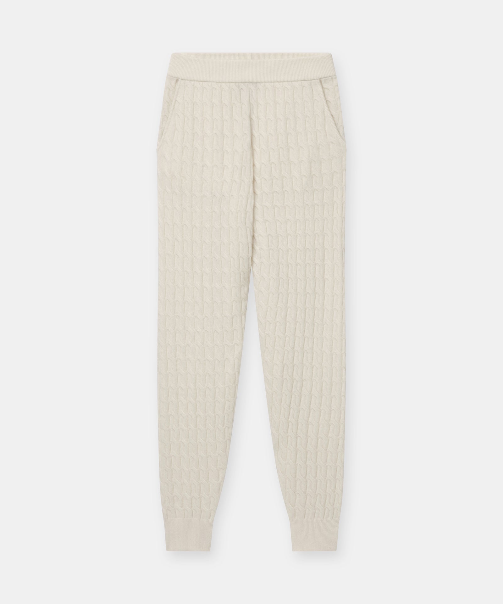 Cashmere Cable Knit Jogger