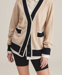 Cashmere Varsity Cardigan