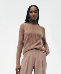 Lightweight Cashmere Ribbed Sweater