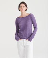 Lightweight Cashmere Boatneck Sweater