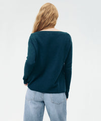 Lightweight Cashmere Boatneck Sweater