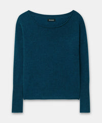 Lightweight Cashmere Boatneck Sweater