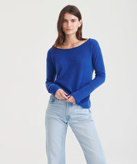 Lightweight Cashmere Boatneck Sweater