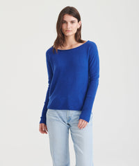 Lightweight Cashmere Boatneck Sweater