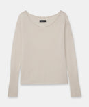 Lightweight Cashmere Boatneck Sweater