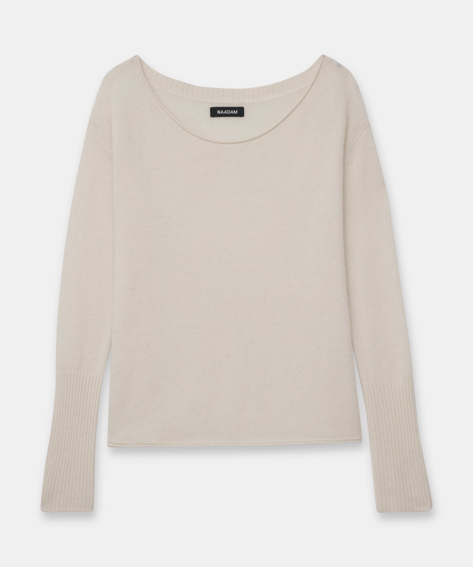 Lightweight Cashmere Boatneck Sweater