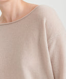 Lightweight Cashmere Boatneck Sweater