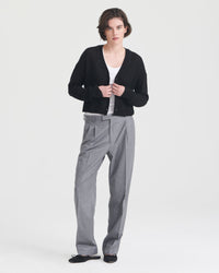 Featherweight Cashmere Cropped Cardigan