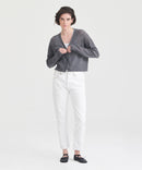 Featherweight Cashmere Cropped Cardigan