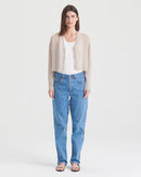 Featherweight Cashmere Cropped Cardigan