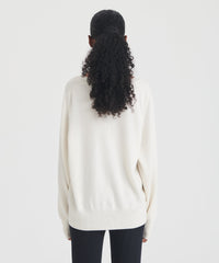 Signature Cashmere Relaxed V-Neck Sweater