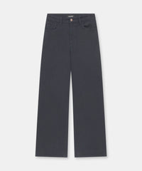 Soft Denim Wide Leg Pant