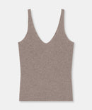 Signature Cashmere Ribbed V-Neck Tank