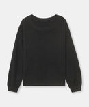 Lightweight Reversible Cashmere Wide Neck Sweater