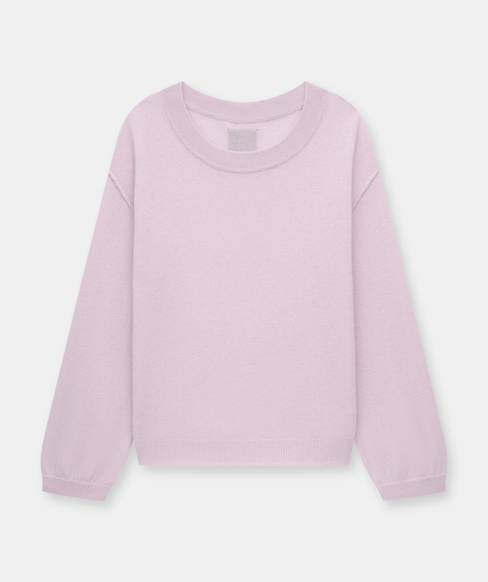 Lightweight Reversible Cashmere Wide Neck Sweater