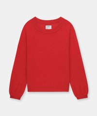 Lightweight Reversible Cashmere Wide Neck Sweater