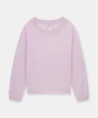 Lightweight Reversible Cashmere Wide Neck Sweater