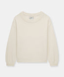 Lightweight Reversible Cashmere Wide Neck Sweater