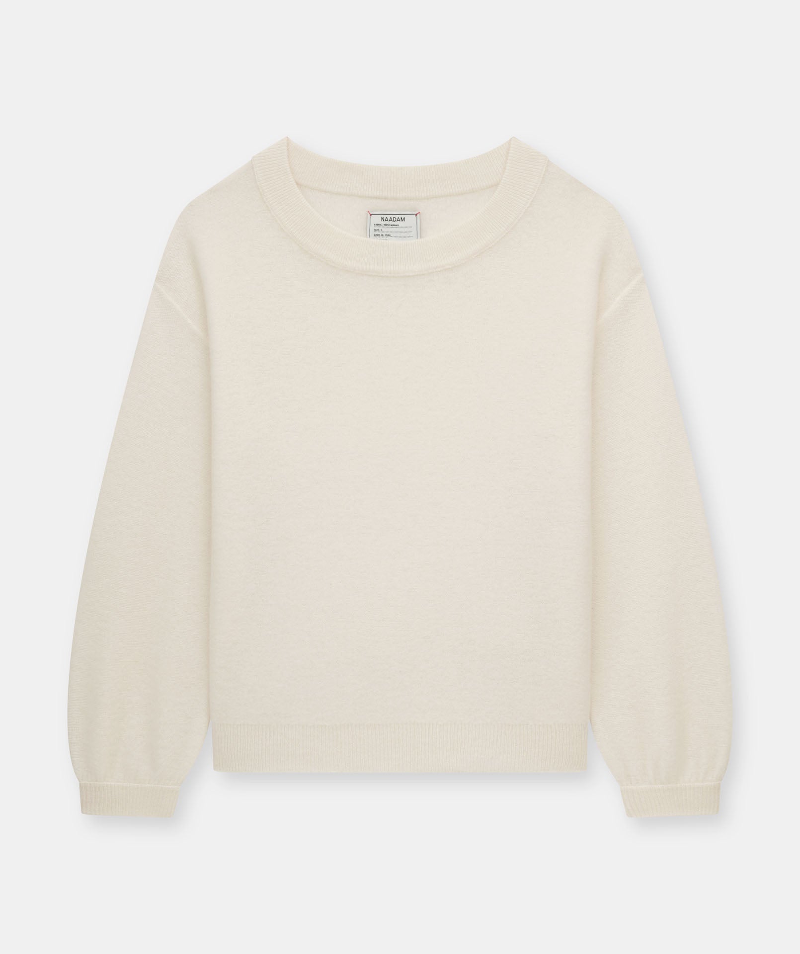 Lightweight Reversible Cashmere Wide Neck Sweater