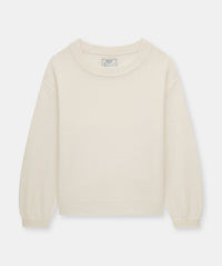 Lightweight Reversible Cashmere Wide Neck Sweater