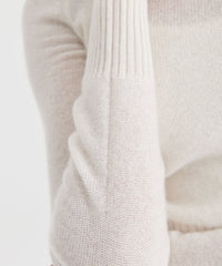 Lightweight Reversible Cropped Crewneck Sweater