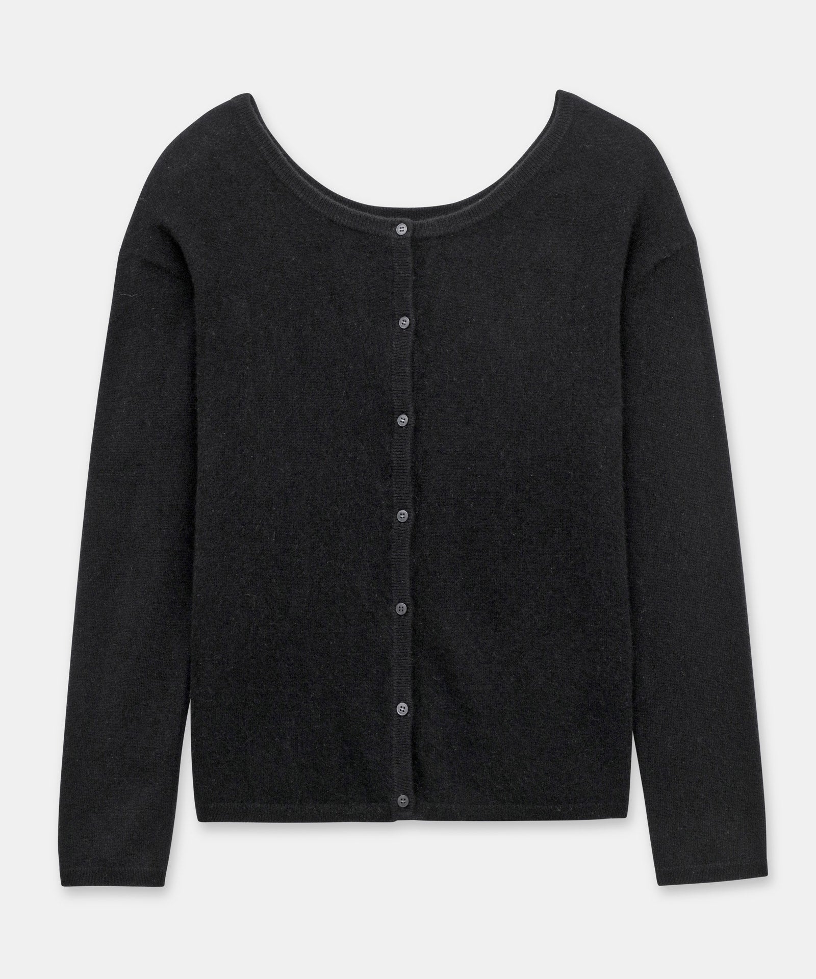 Signature Cashmere Open Neck Cardigan