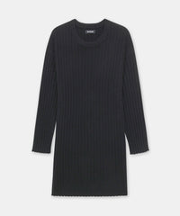 Signature Cashmere Wide Rib Mini Dress