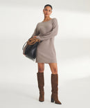 Signature Cashmere Wide Rib Mini Dress