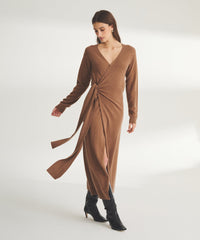 Signature Cashmere Wrap Dress