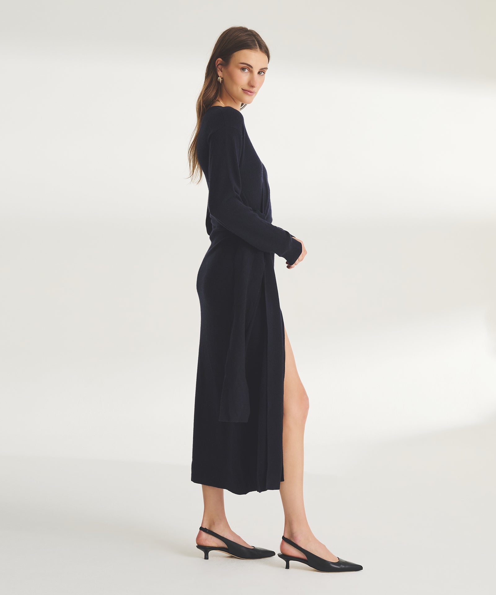 Signature Cashmere Wrap Dress