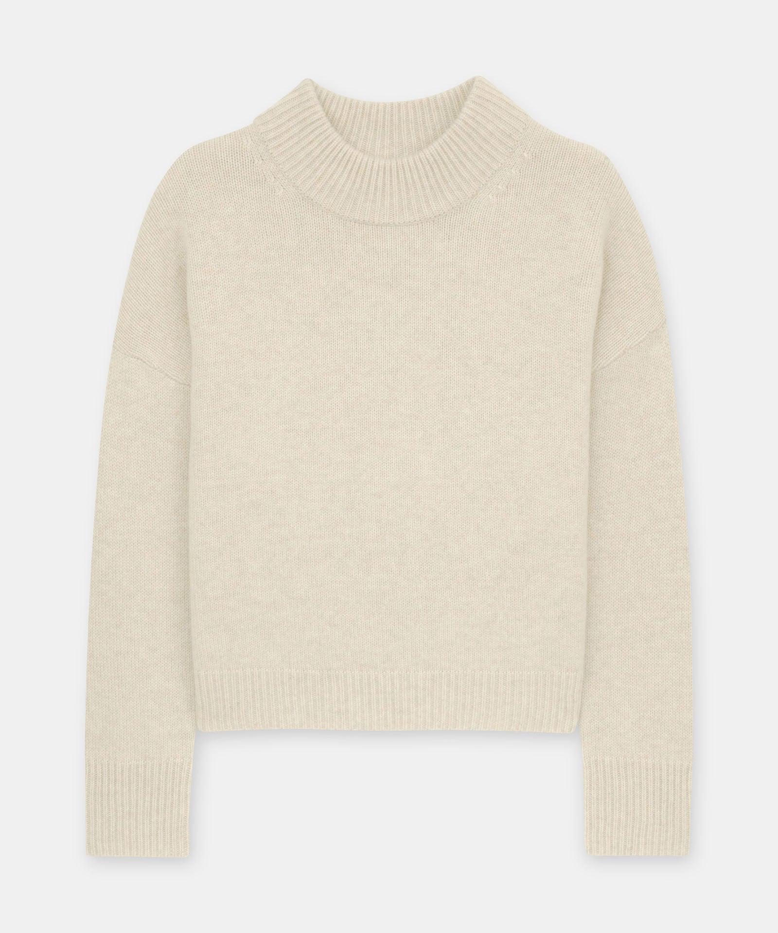 Super Luxe Cashmere Mockneck Sweater