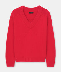 Super Luxe Cashmere V-Neck Sweater