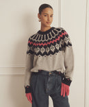 Super Luxe Cashmere Fair Isle Crewneck