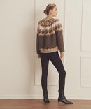 Super Luxe Cashmere Fair Isle Crewneck