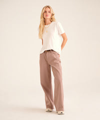 Soft Denim Wide Leg Pant