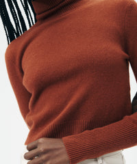 Cashmere Cropped Turtleneck