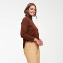 Cashmere High-Low Turtleneck