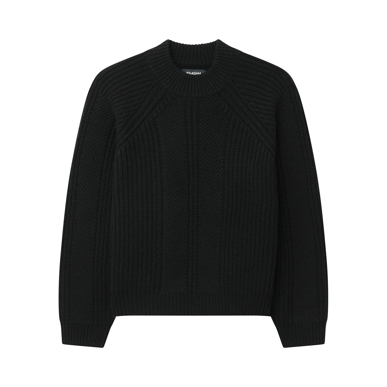 Cashmino Textured Crewneck Sweater