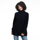 Cable Knit Sleeve Turtleneck