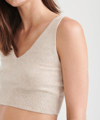 Signature Cashmere Longline Bra Tops