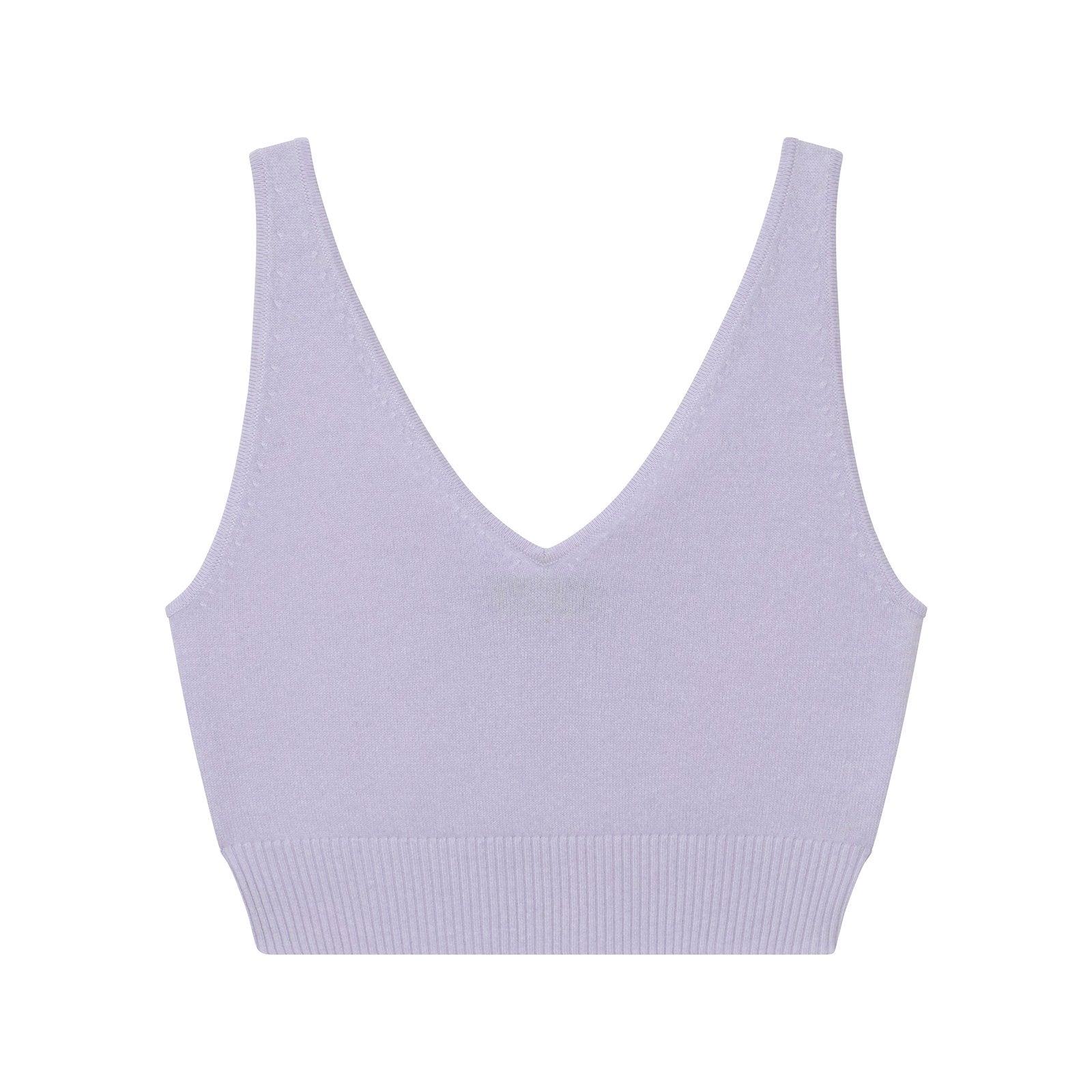 Signature Cashmere Longline Bra Tops