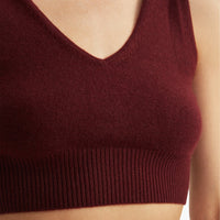 Signature Cashmere Longline Bra Tops