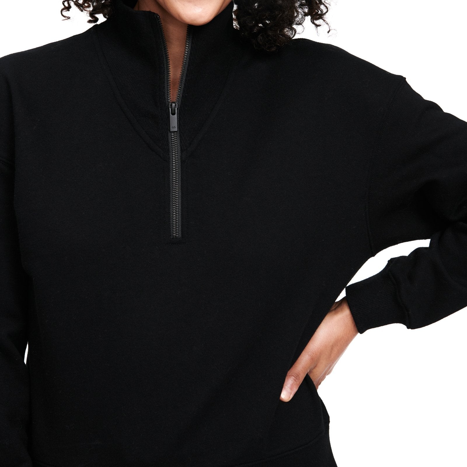 Fleece Quarter Zip Sweatshirt